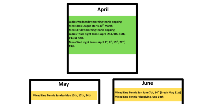 Tennis Calendar 2026